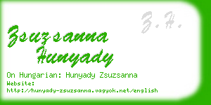 zsuzsanna hunyady business card